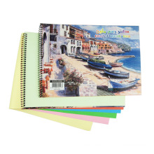 A4 Size Spiral Drawing Book Kids Custom Notebook School Memo Pad